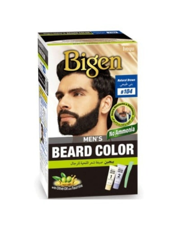 Beard Hair Color Natural Brown B104